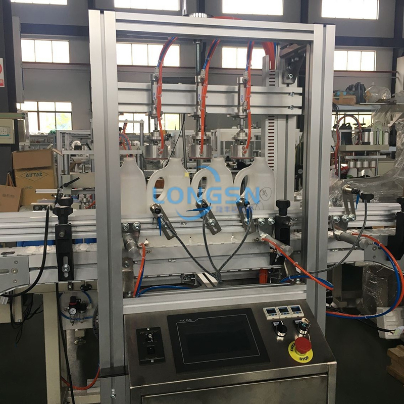 Machine d'essai automatique de fuite de fuite de bouteille vide