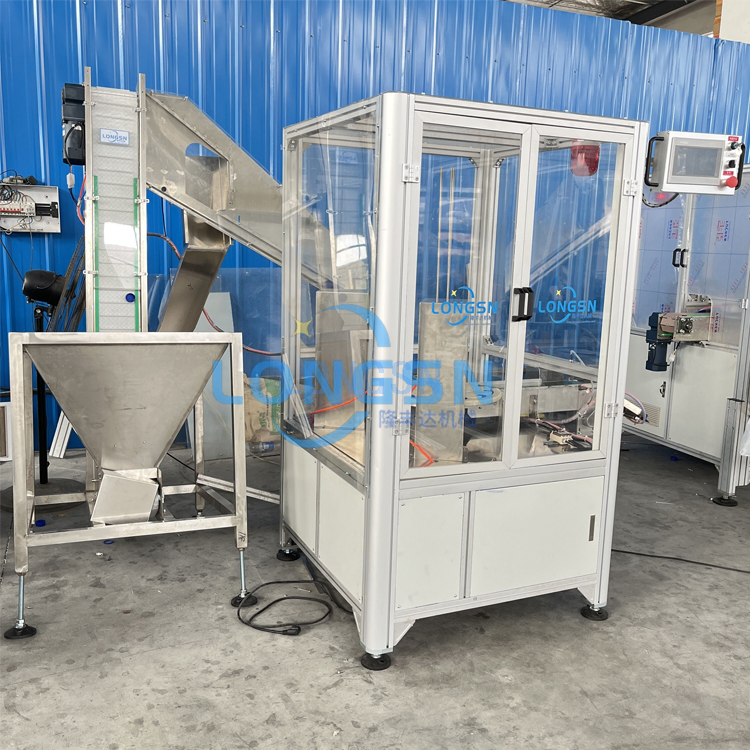 Machine d'insertion de capuchon à grande taille en aluminium à grande vitesse pour l'industrie pharmaceutique