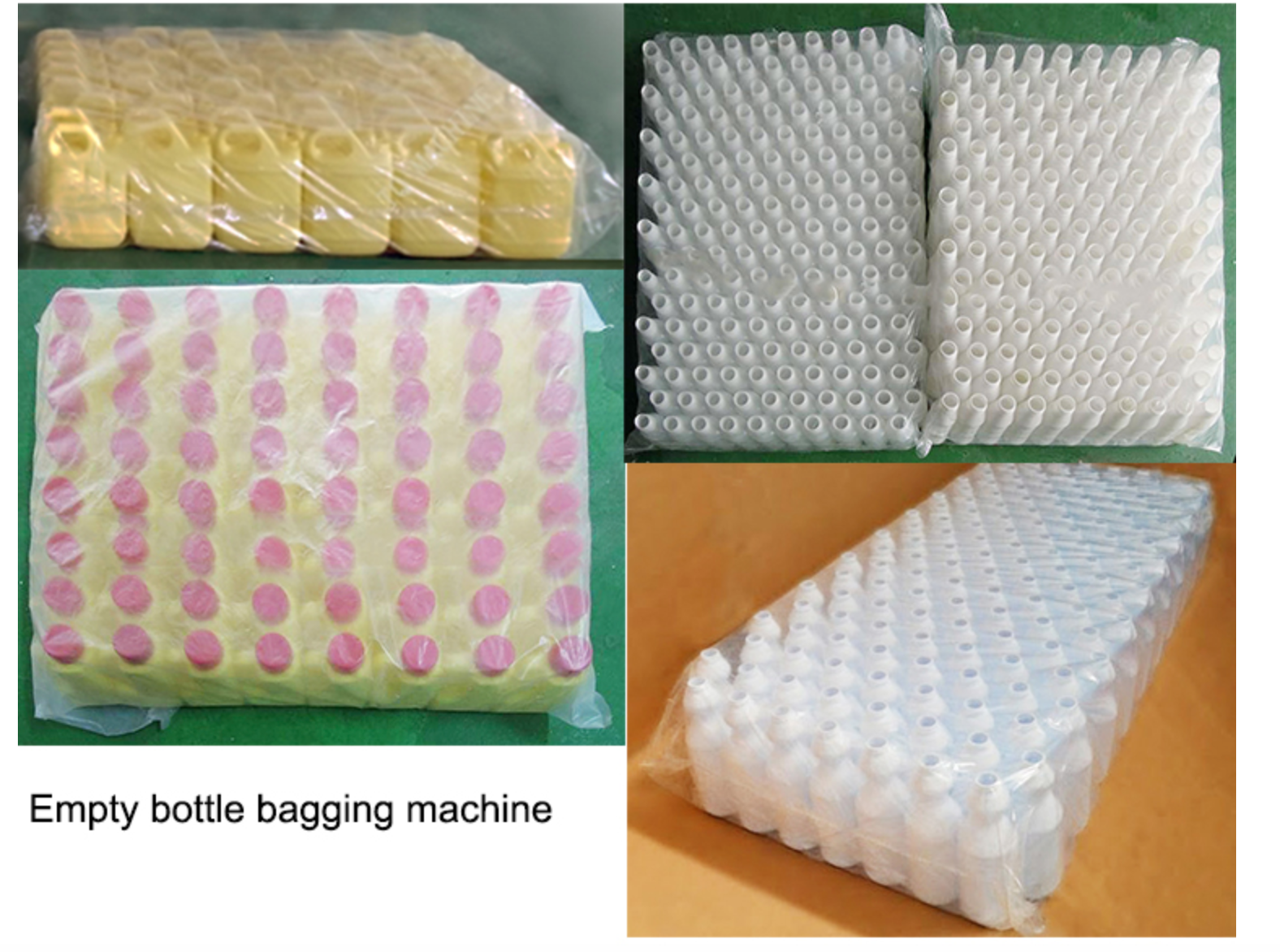 Machine à emballer d'ensachage de bouteilles en plastique vides