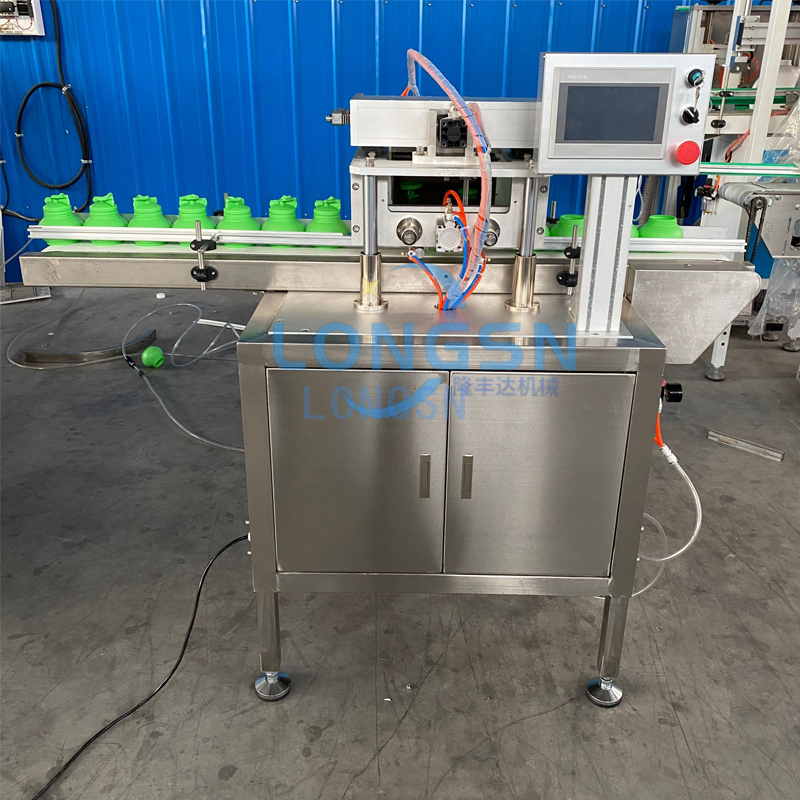Machine automatique de découpe de bouche de goulot de bouteille en plastique