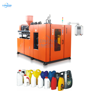 Conservation de l'énergie L'huile moteur à double station et l'huile de graissage en plastique hdpe peuvent mettre en bouteille la machine de moulage par soufflage par extrusion