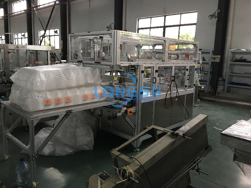Machine à emballer automatique de sac de bouteille de pots d'ANIMAL FAMILIER de PVC PP de HDPE en plastique