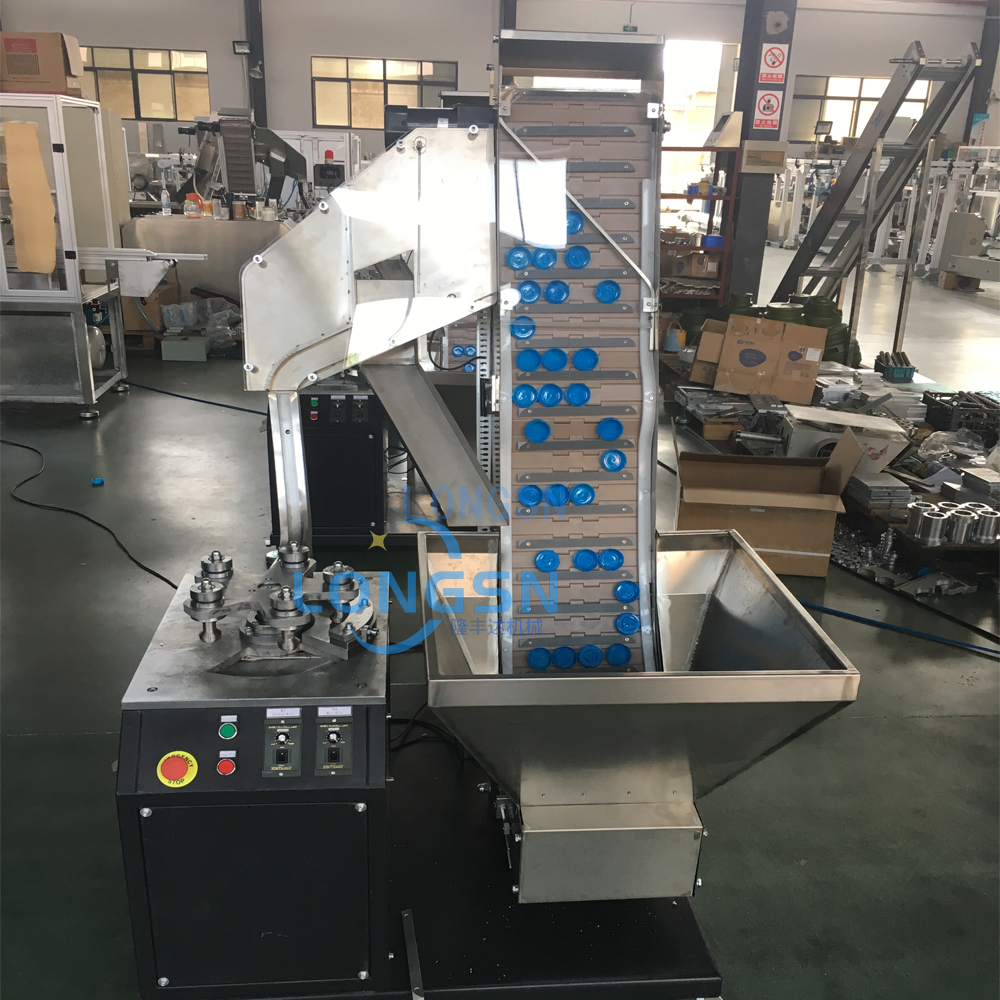 Fabricant automatique de machine de découpe de bouchon de bouteille de boisson en plastique